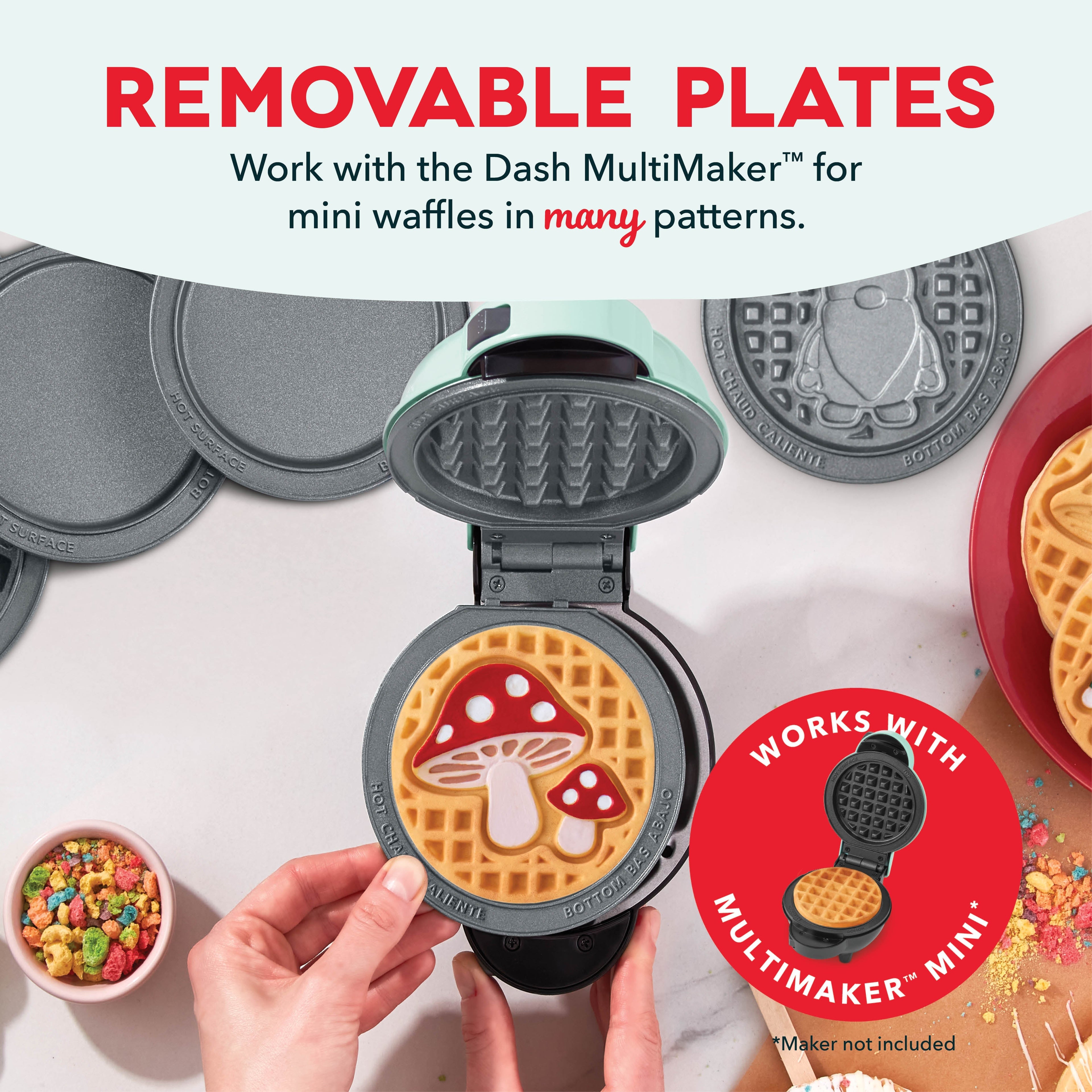 MultiMaker® Mini System: Removable Plate Sets